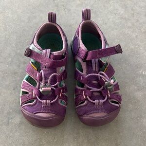 Keen Kids' Purple and Teal Sandals